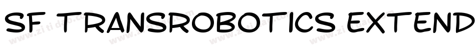 SF TransRobotics Extended字体转换
